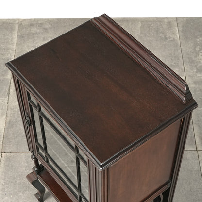 英国アンティーク ガラスキャビネット