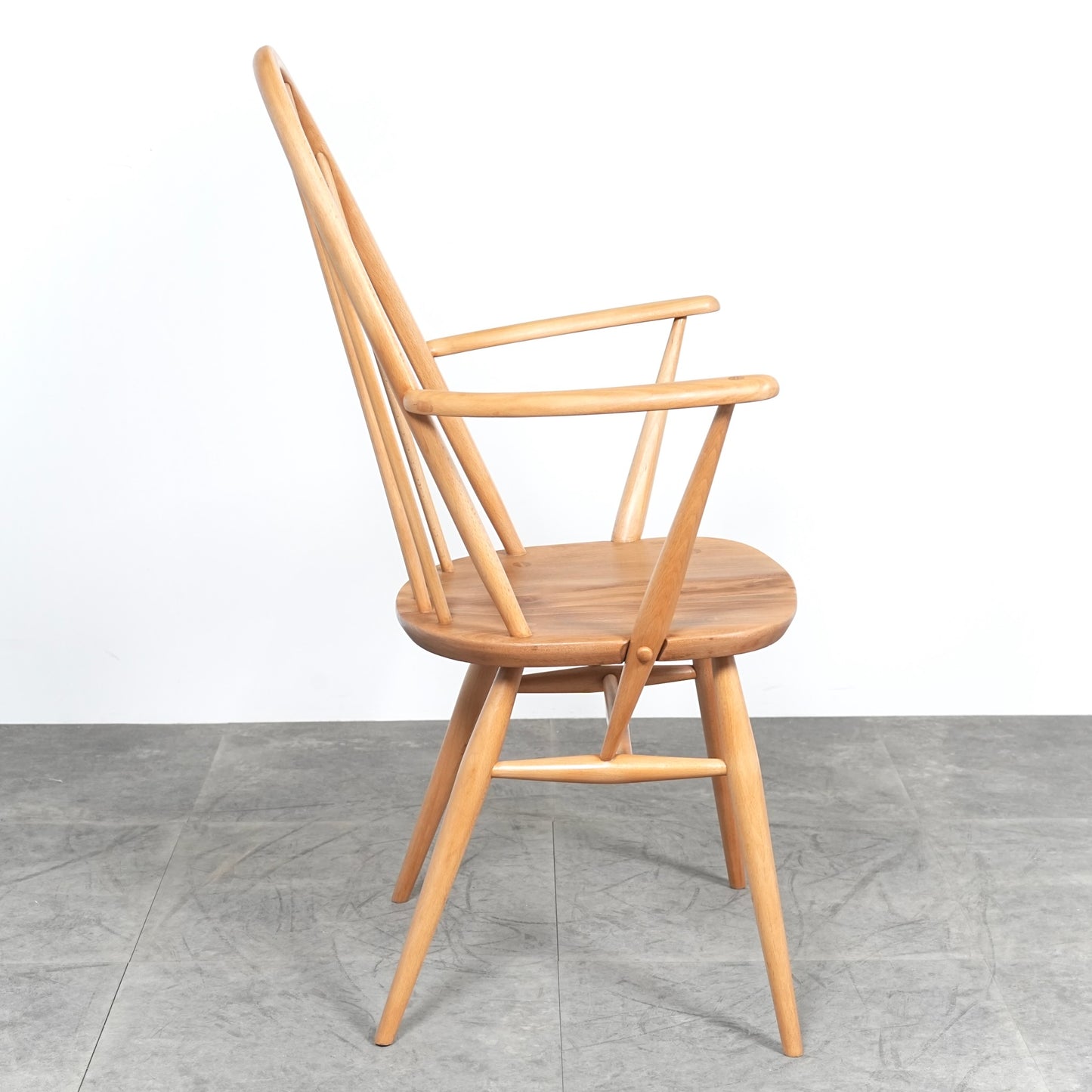 【ERCOL】ヴィンテージ クエーカー アームチェア(メープル)