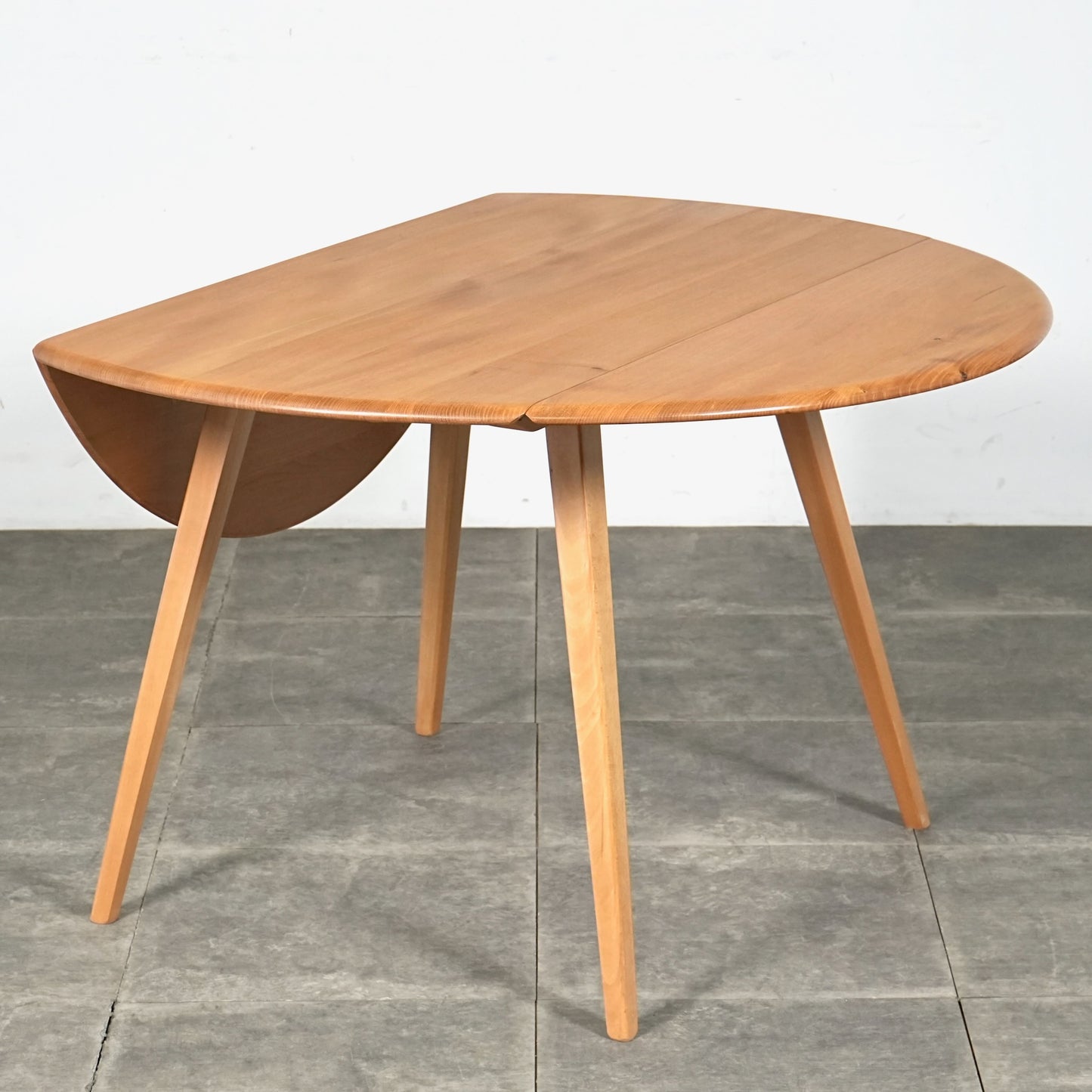 【ERCOL】ヴィンテージ ドロップリーフテーブル(メープル)