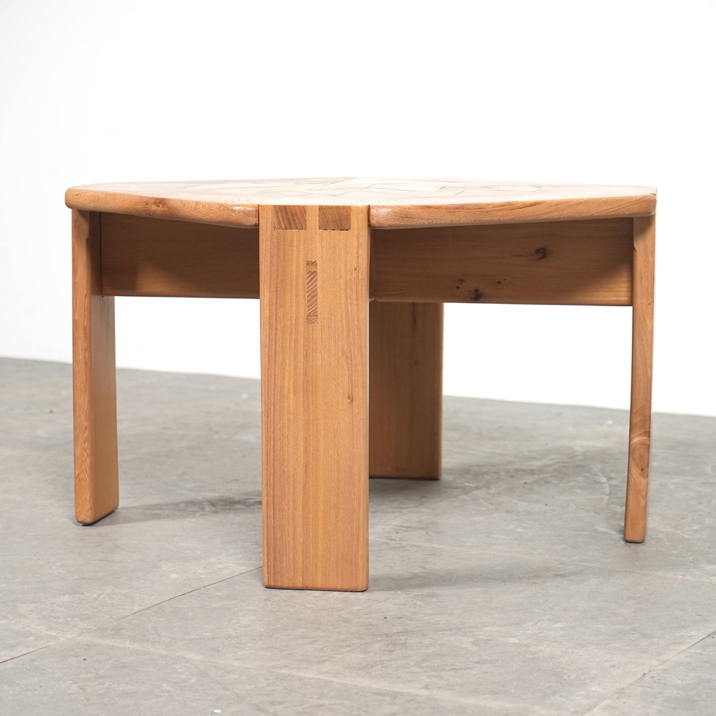 イギリスヴィンテージ タイルトップ ローテーブル