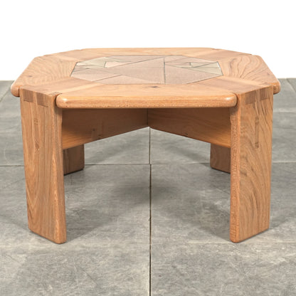 イギリスヴィンテージ タイルトップ ローテーブル