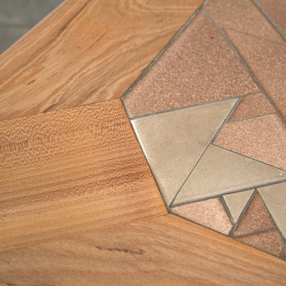 イギリスヴィンテージ タイルトップ ローテーブル