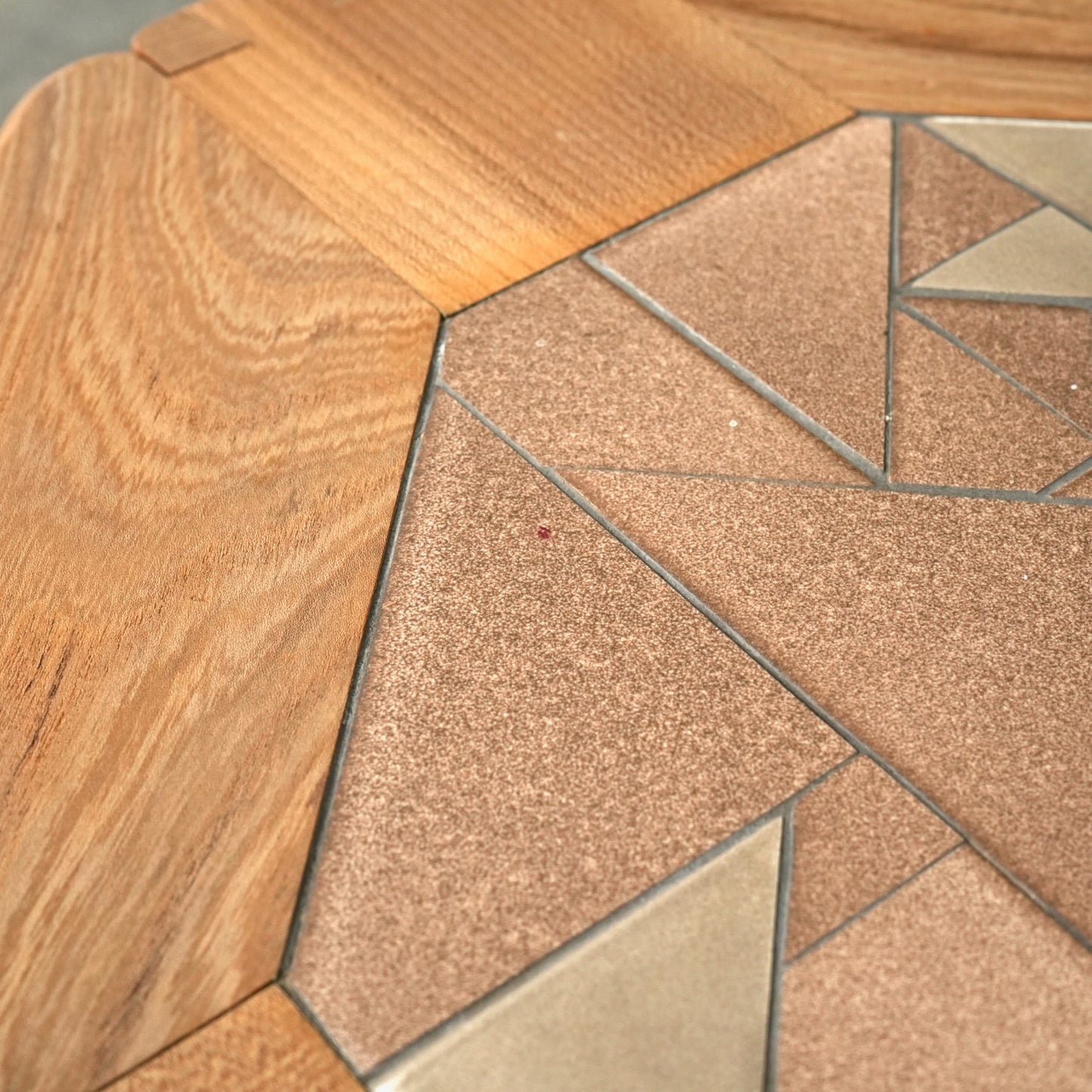 イギリスヴィンテージ タイルトップ ローテーブル