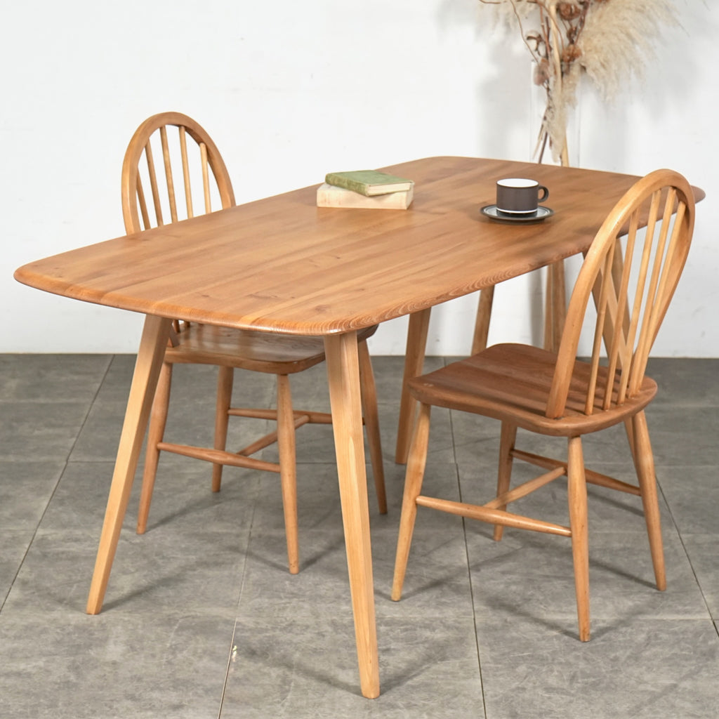 【ERCOL】ヴィンテージ レクタングルテーブル(メープル)