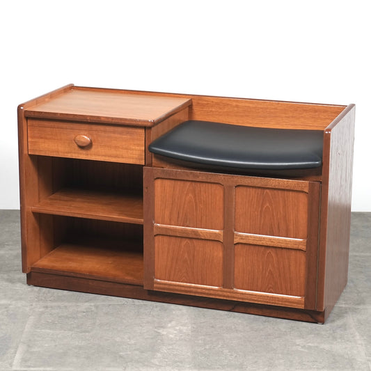 【NATHAN】ヴィンテージ テレフォンベンチ【張替済】