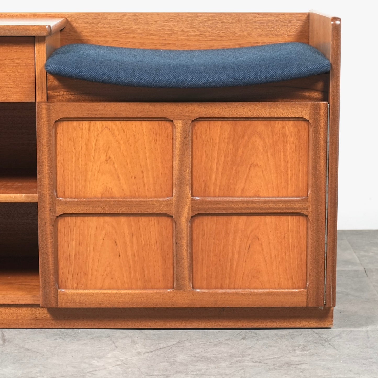 【NATHAN】ヴィンテージ テレフォンベンチ【張替済】