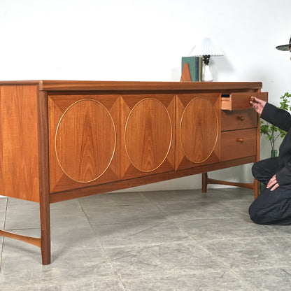 【NATHAN】ヴィンテージ サークルサイドボード