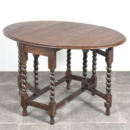 英国アンティーク ゲートレッグテーブル