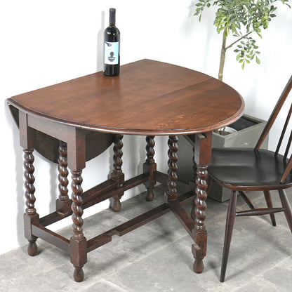 英国アンティーク ゲートレッグテーブル