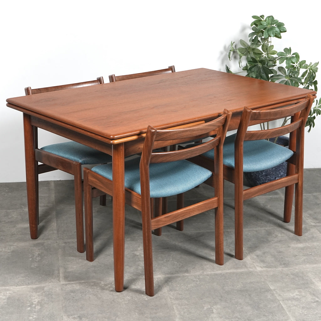 デンマークヴィンテージ ドローリーフ テーブル