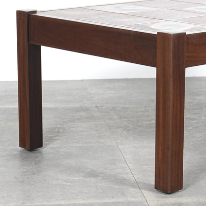 イギリスヴィンテージ タイルトップ ローテーブル