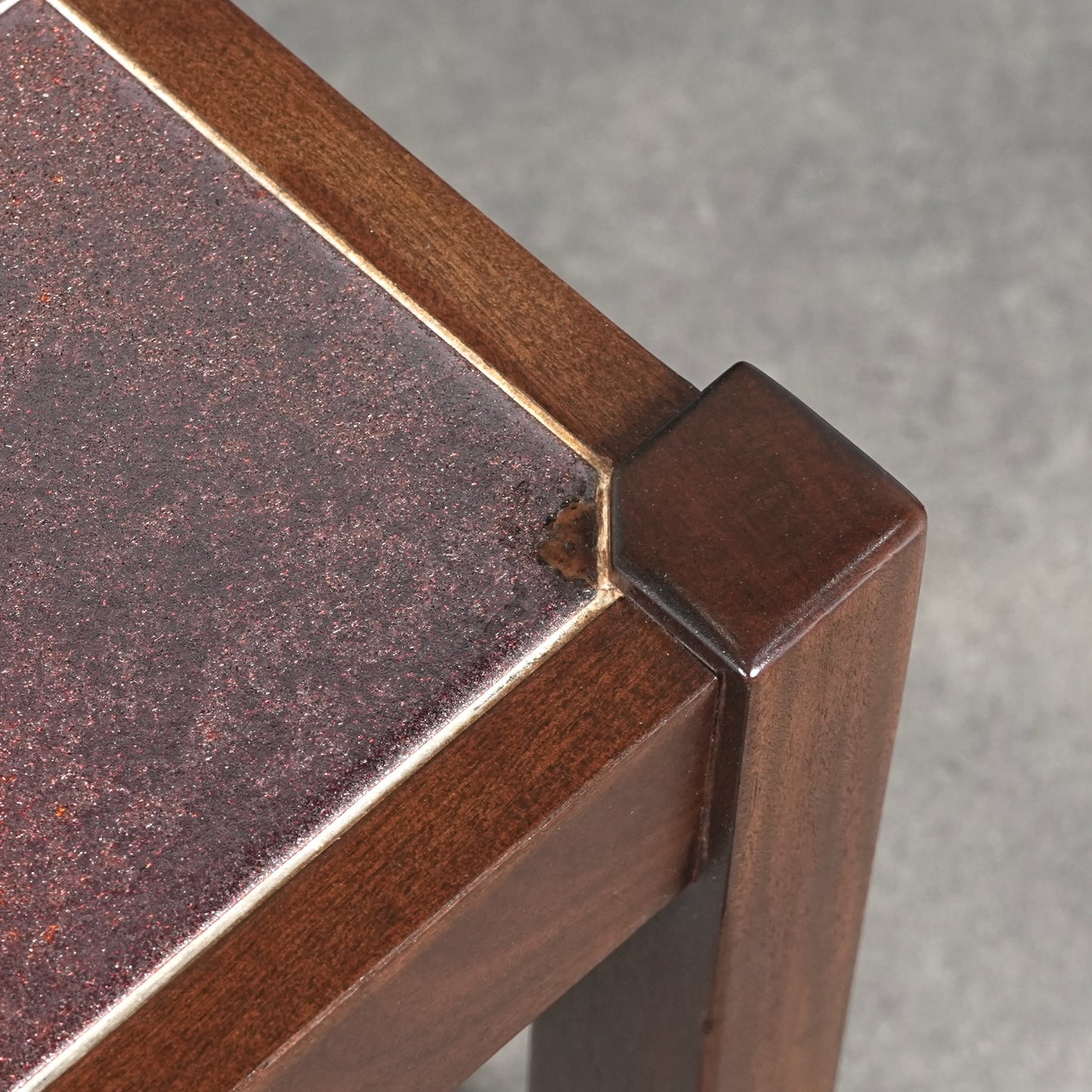 イギリスヴィンテージ タイルトップ ローテーブル