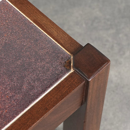 イギリスヴィンテージ タイルトップ ローテーブル