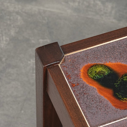 イギリスヴィンテージ タイルトップ ローテーブル