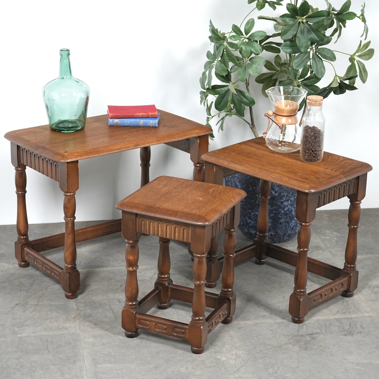 英国クラシック ヴィンテージ ネストテーブル