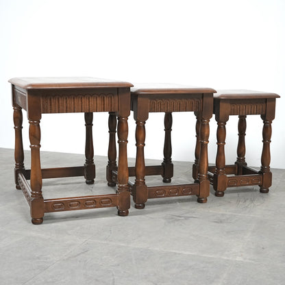 英国クラシック ヴィンテージ ネストテーブル