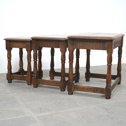 英国クラシック ヴィンテージ ネストテーブル