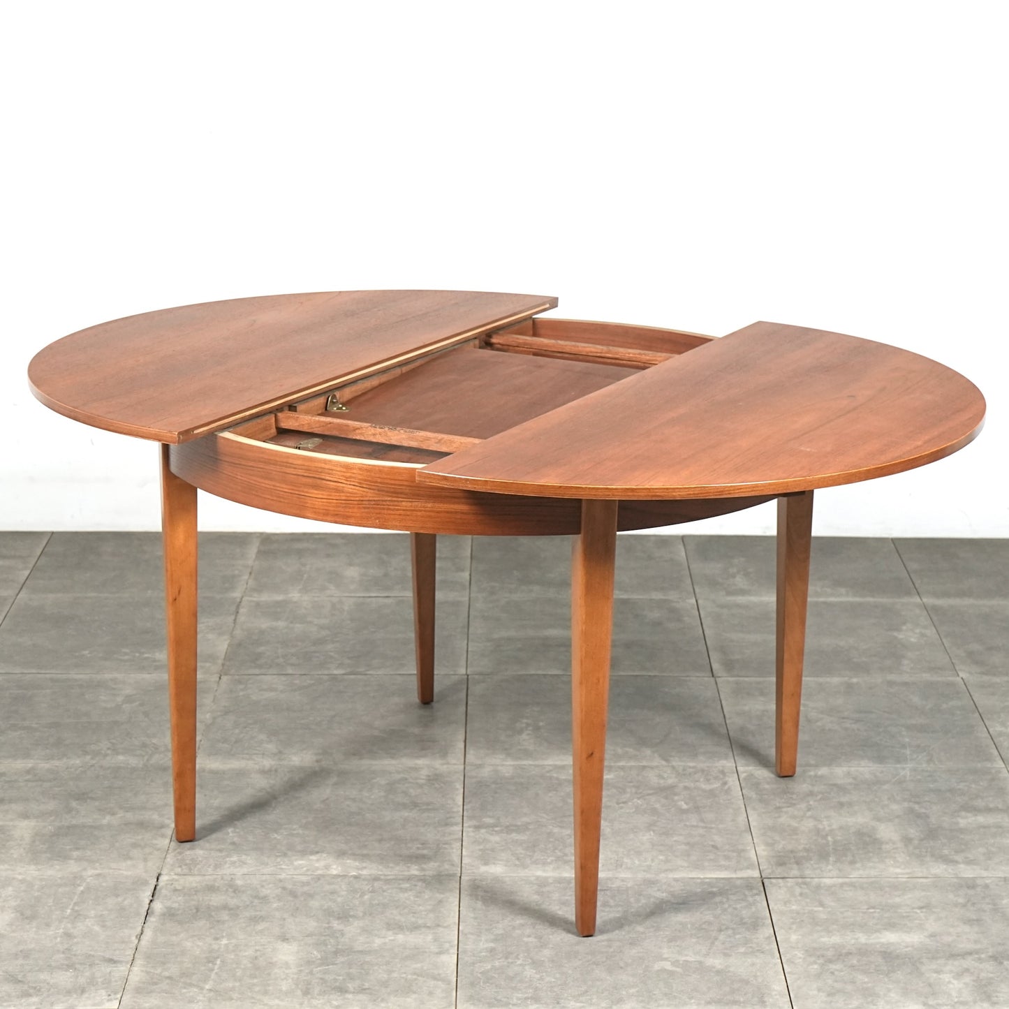 イギリスヴィンテージ エクステンション ラウンドテーブル