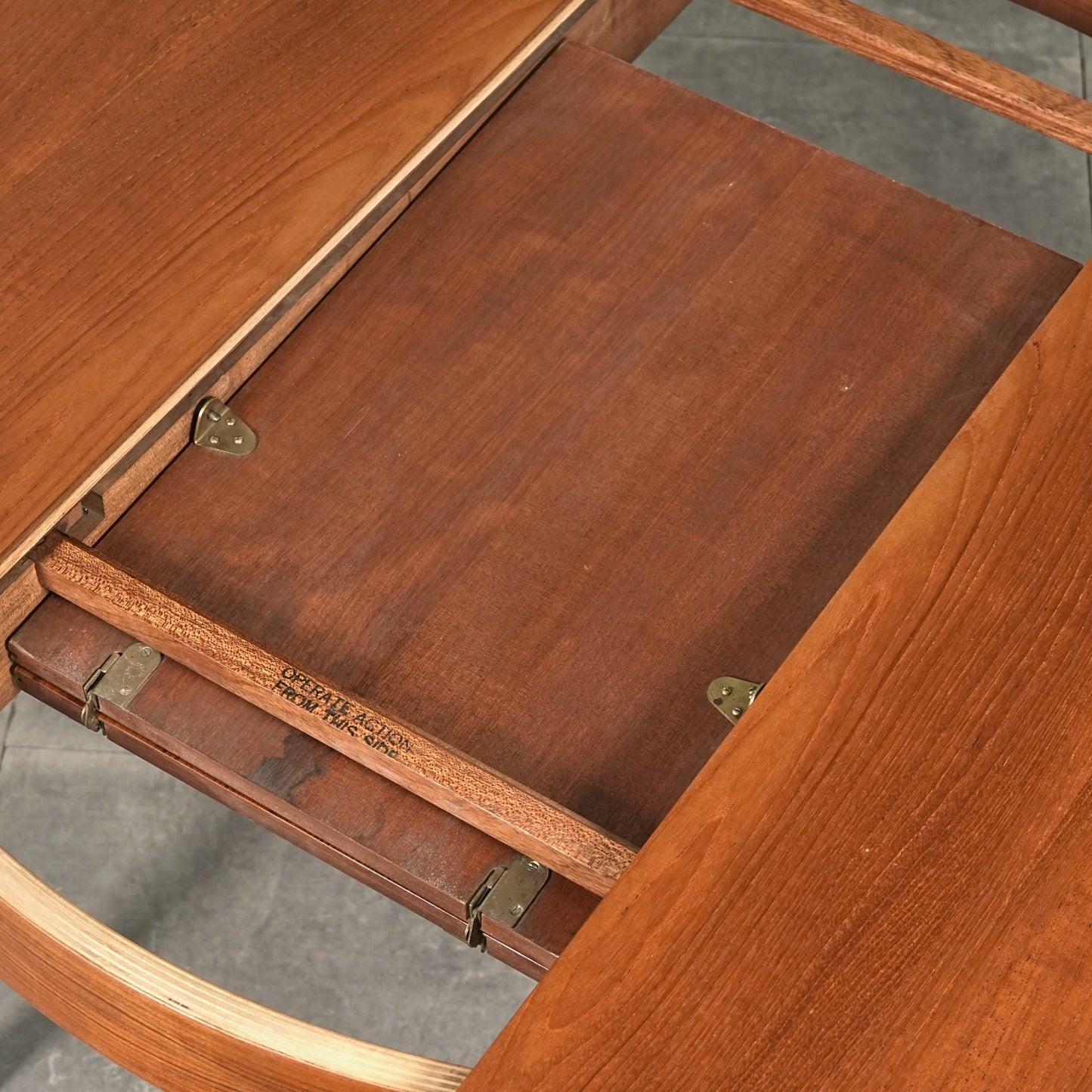 イギリスヴィンテージ エクステンション ラウンドテーブル