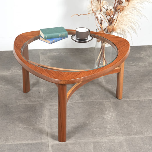 【NATHAN】ガラストップ コーヒーテーブル