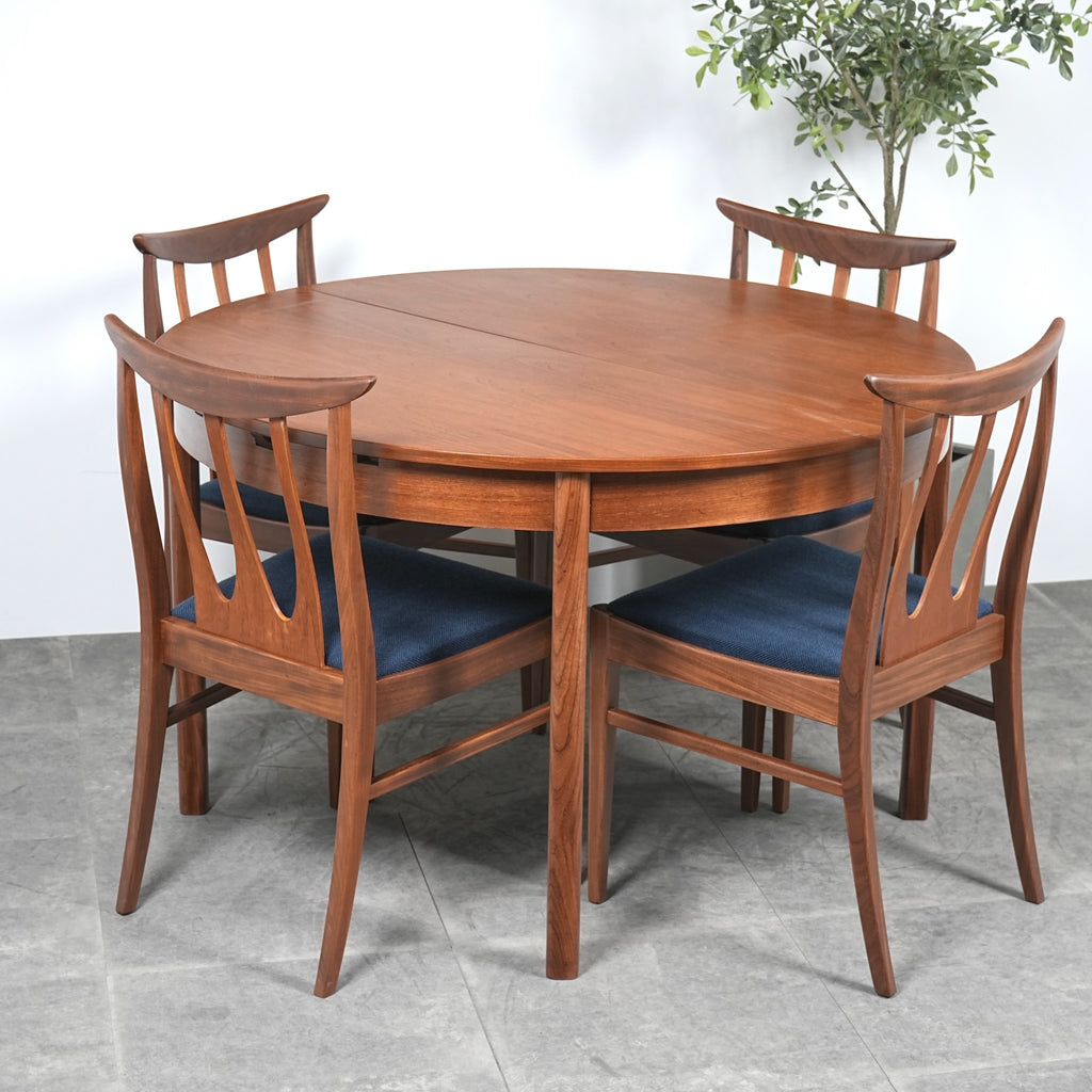 イギリスヴィンテージ エクステンション ラウンドテーブル