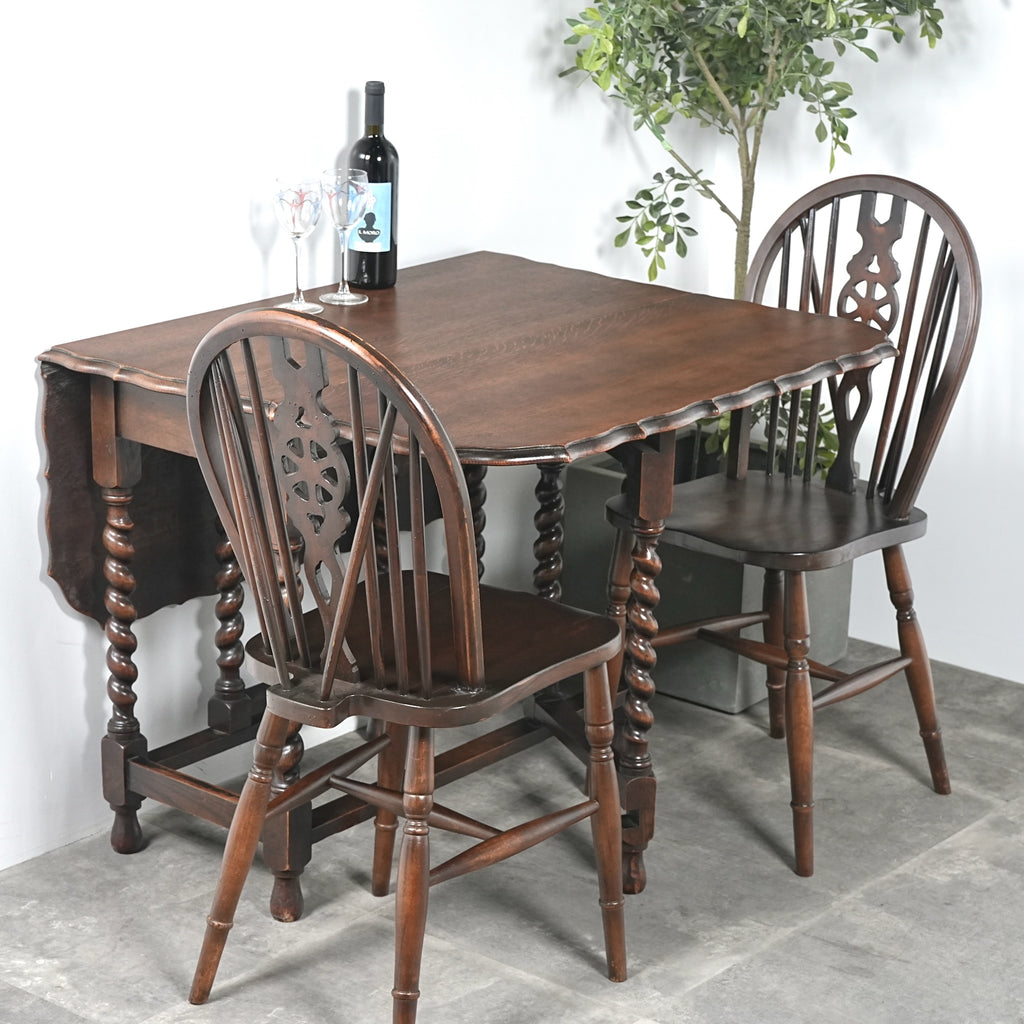 英国アンティーク ゲートレッグテーブル