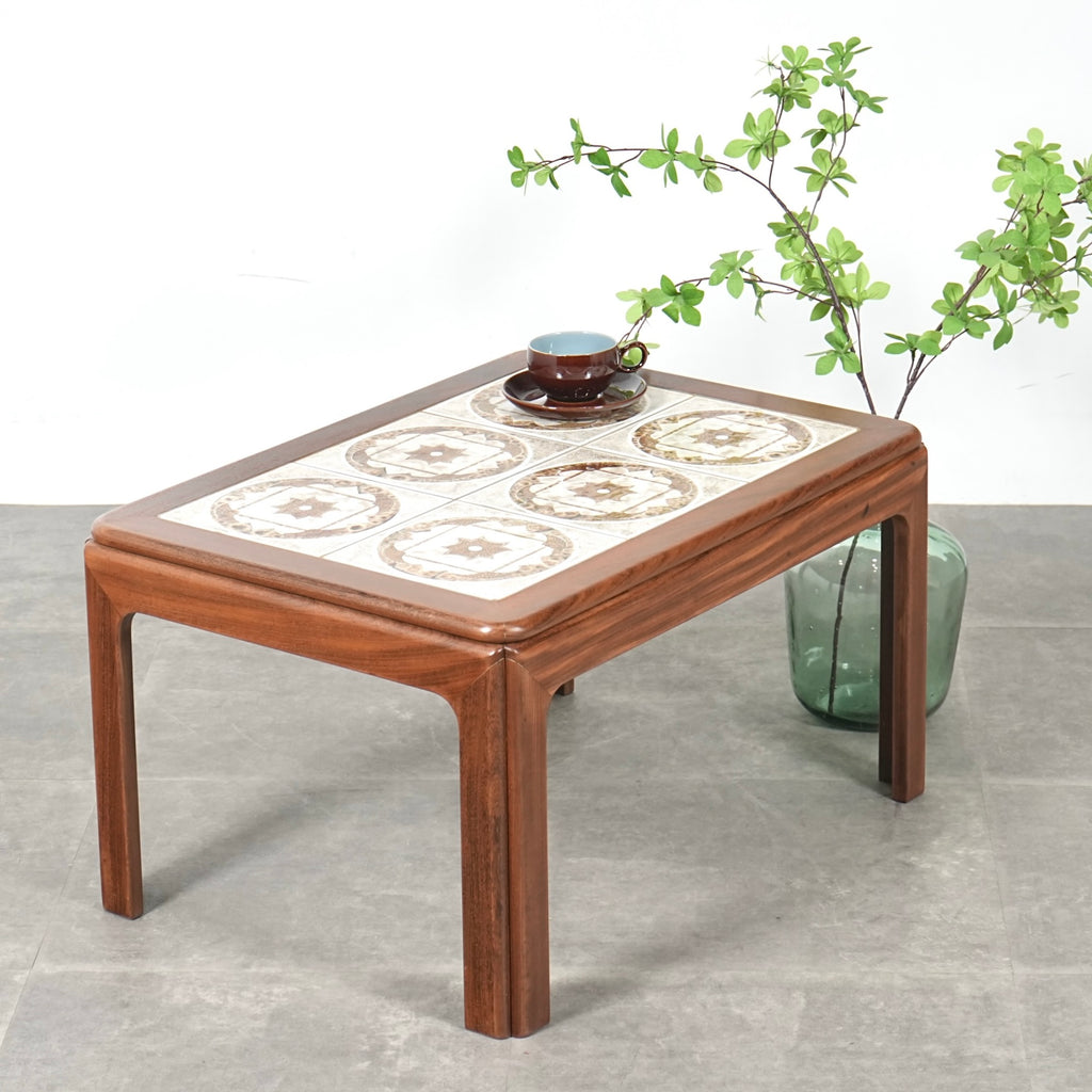 【G-PLAN】タイルトップ ローテーブル