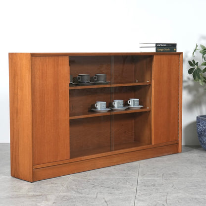 【Herbert E Gibbs】ヴィンテージ ガラスキャビネット