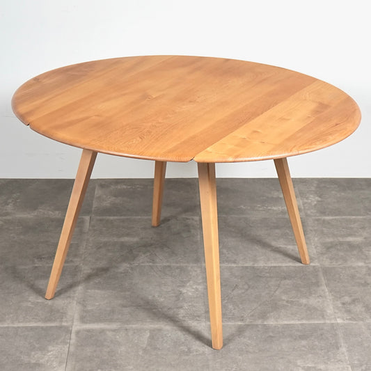 【ERCOL】ヴィンテージ ドロップリーフテーブル(メープル)
