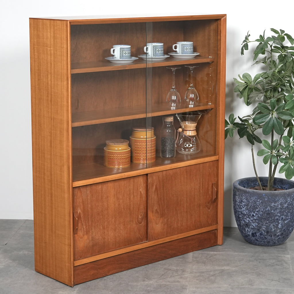 【Herbert E Gibbs】ヴィンテージ ガラスキャビネット