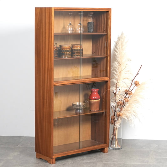 イギリスヴィンテージ ガラスキャビネット