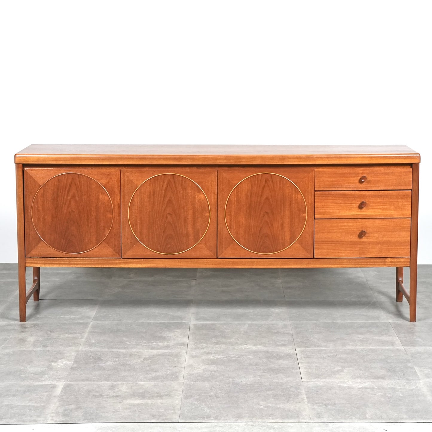 【NATHAN】ヴィンテージ サークルサイドボード