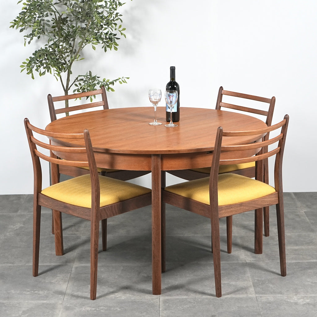 イギリスヴィンテージ エクステンション ラウンドテーブル