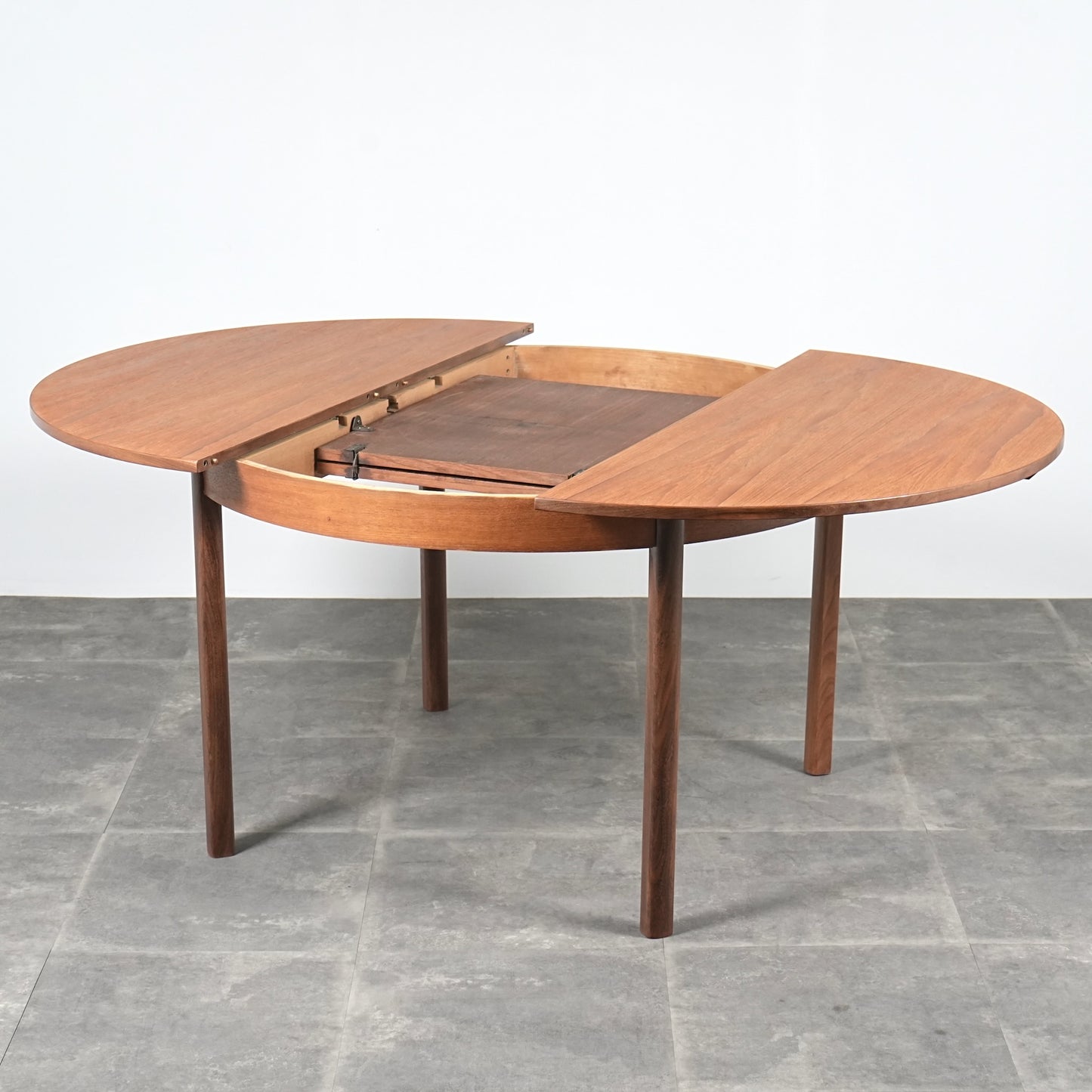 イギリスヴィンテージ エクステンション ラウンドテーブル