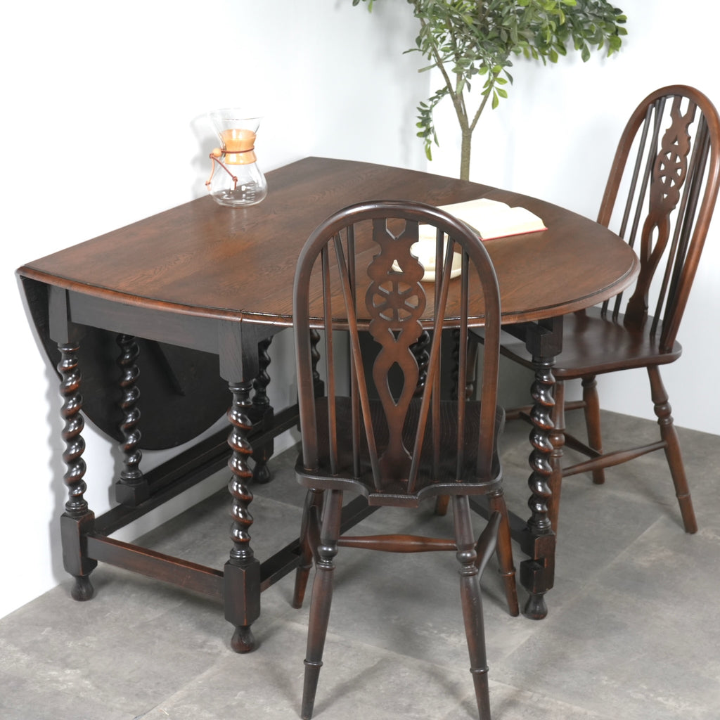 英国アンティーク ゲートレッグテーブル