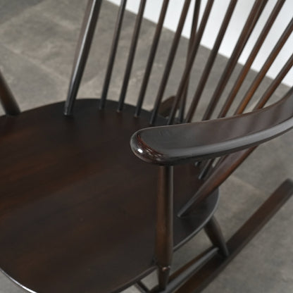 【ERCOL】グランドファザー ロッキングチェア(オールドコロニアル)
