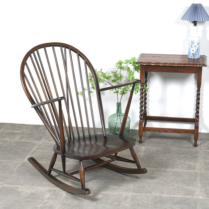 【ERCOL】グランドファザー ロッキングチェア(オールドコロニアル)