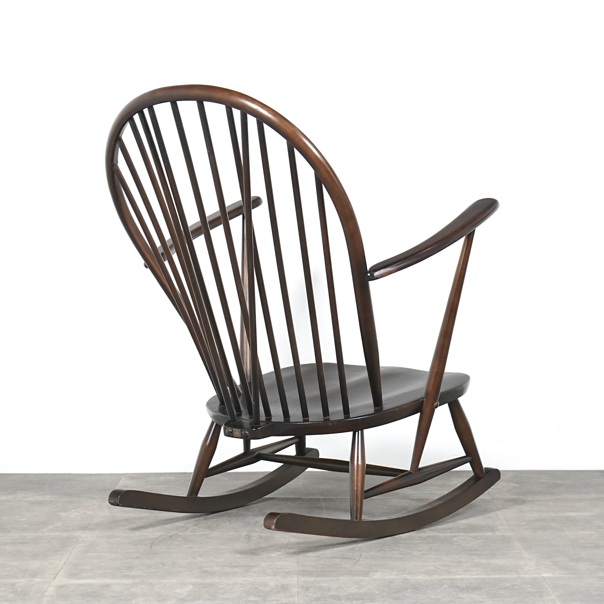 ERCOL】グランドファザー ロッキングチェア(オールドコロニアル