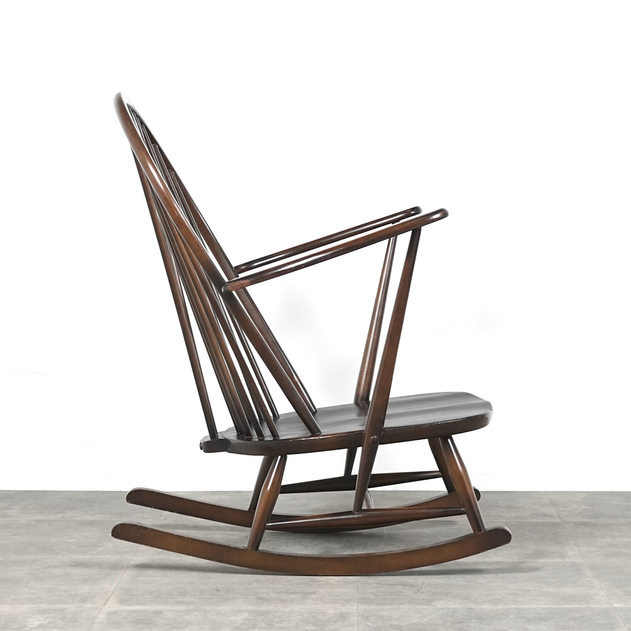 ERCOL】グランドファザー ロッキングチェア(オールドコロニアル