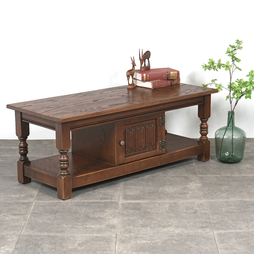 【WOOD BROS】Old Charmヴィンテージ ローテーブル