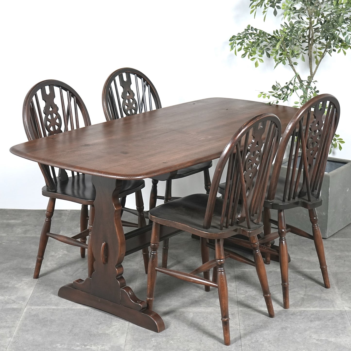 【ERCOL】レクタングルテーブル(オールドコロニアル)