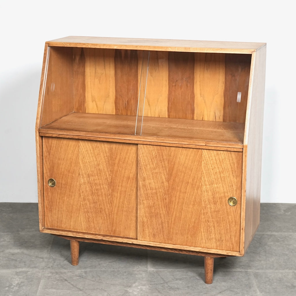 イギリスヴィンテージ ガラスキャビネット