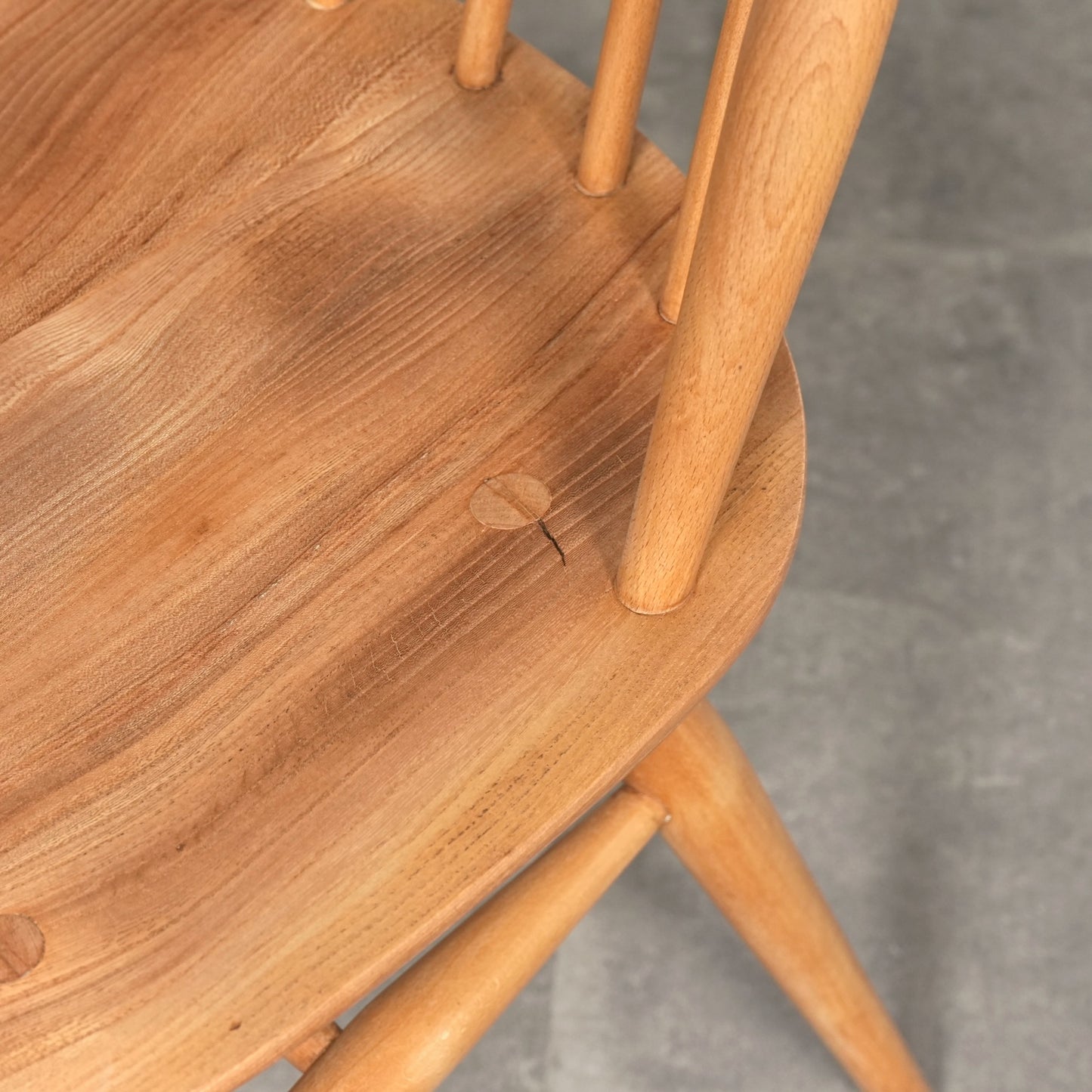 【ERCOL】ヴィンテージ ゴールドスミスチェア(メープル)