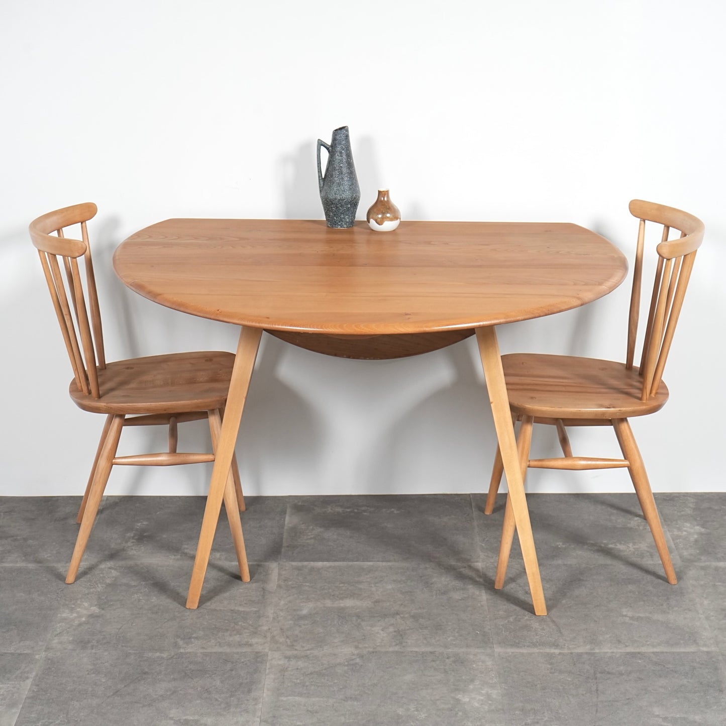 【ERCOL】ヴィンテージ ドロップリーフテーブル(メープル)