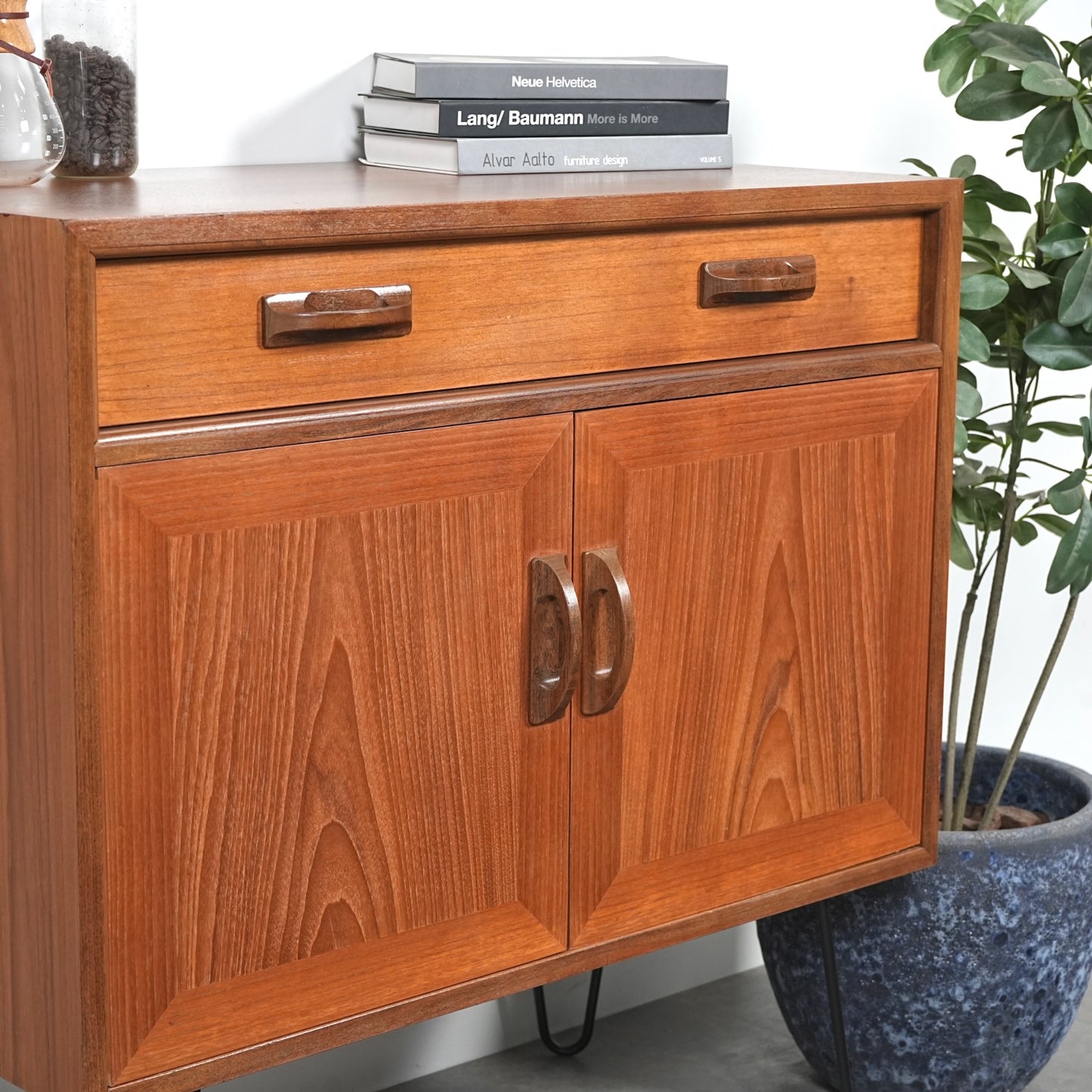 【G-PLAN】Sierra キャビネット(ヘアピンカスタム)