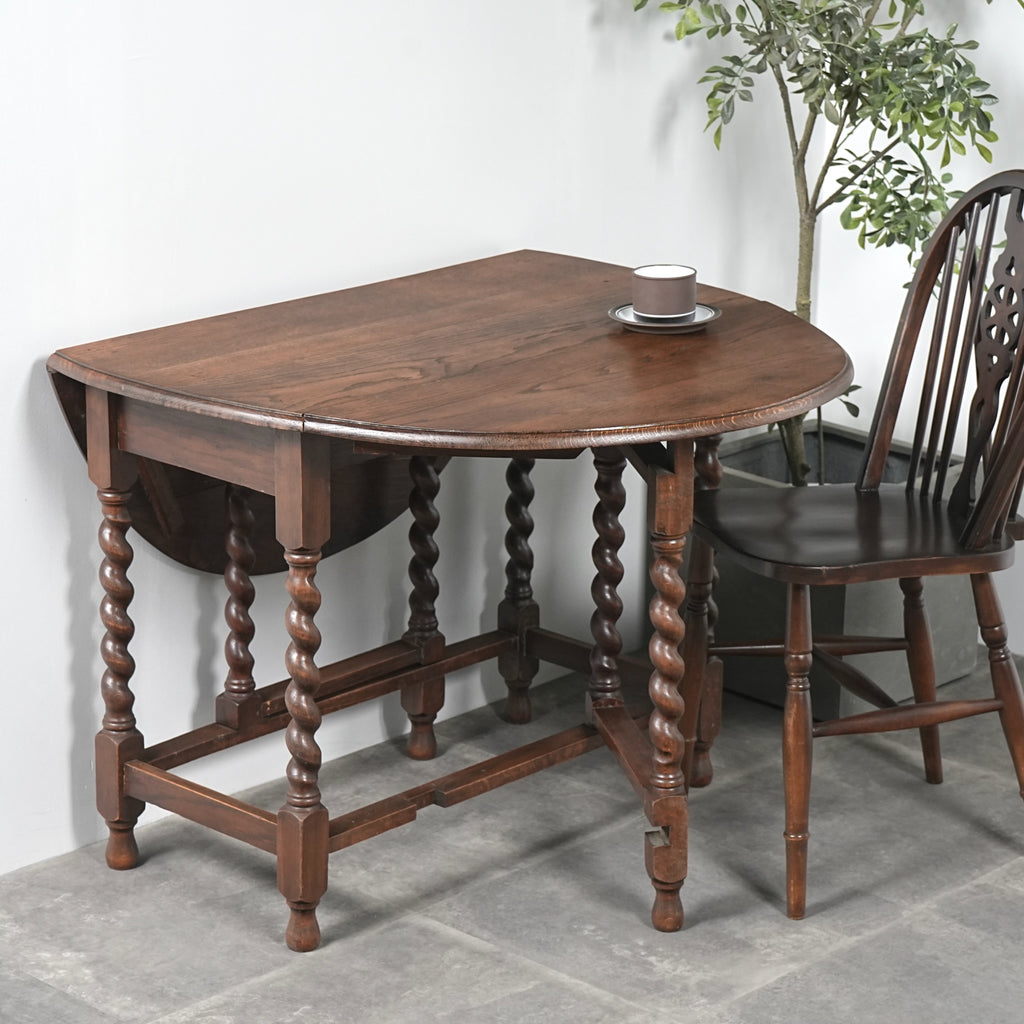英国アンティーク ゲートレッグテーブル