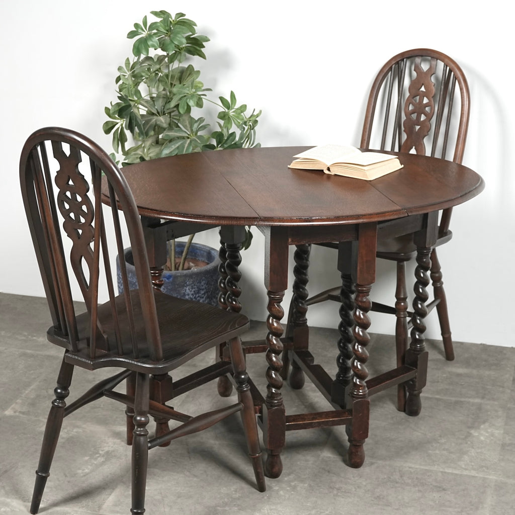 英国アンティーク ゲートレッグテーブル