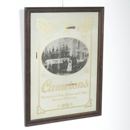 イギリスヴィンテージ パブミラー