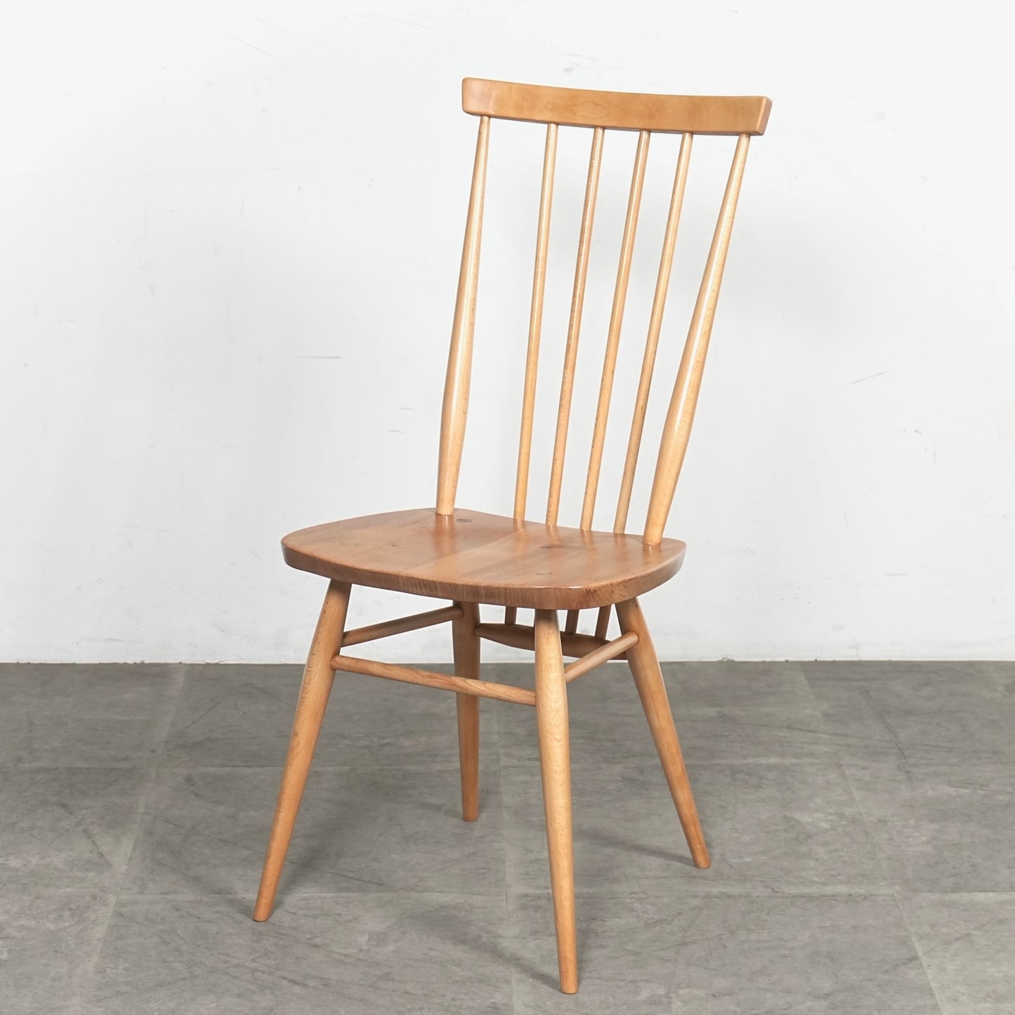 【ERCOL】ヴィンテージ ハイスティックバックチェア(メープル)