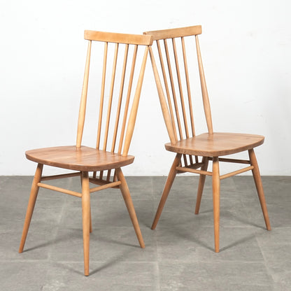 【ERCOL】ヴィンテージ ハイスティックバックチェア(メープル)